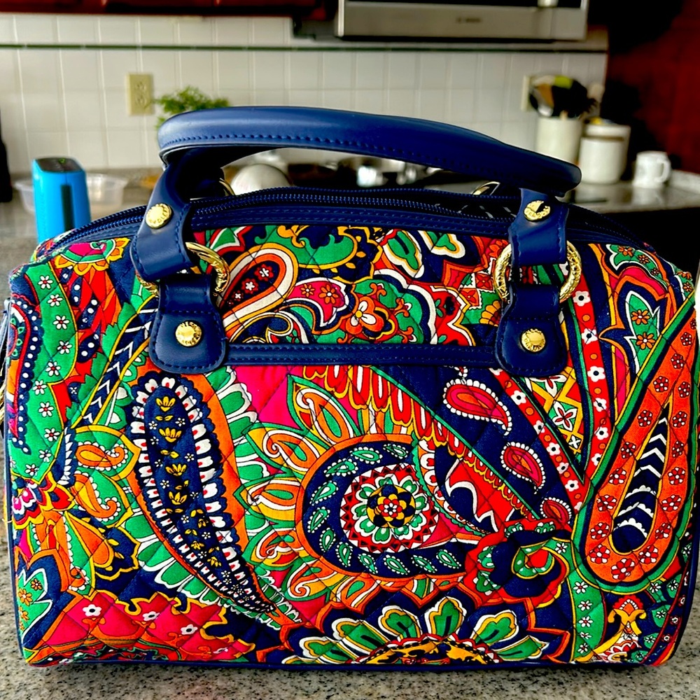 Vera Bradley Venetian paisley satchel